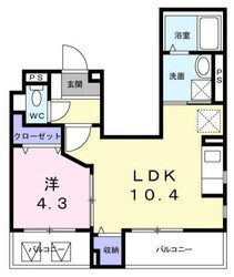 東中野駅 徒歩4分 2階の物件間取画像